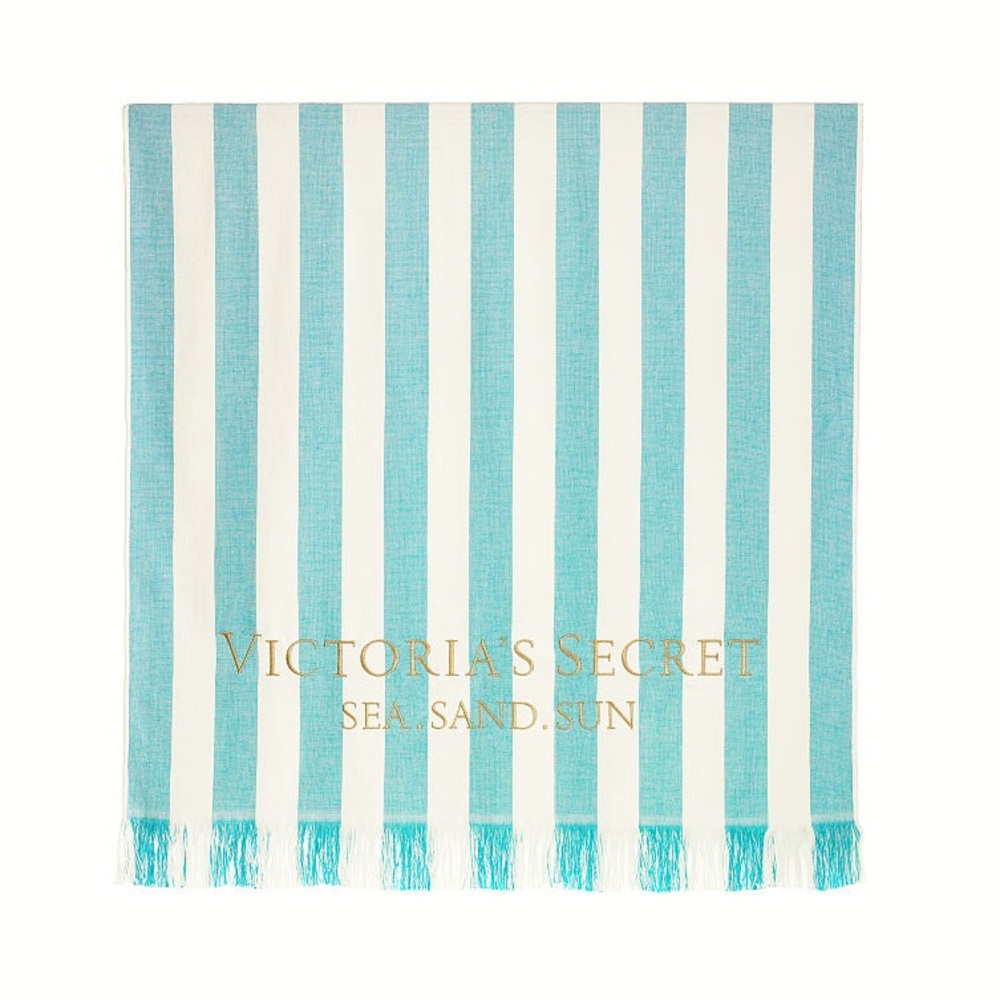 VICTORIA’S SECRET Striped Cabana Beach Towel